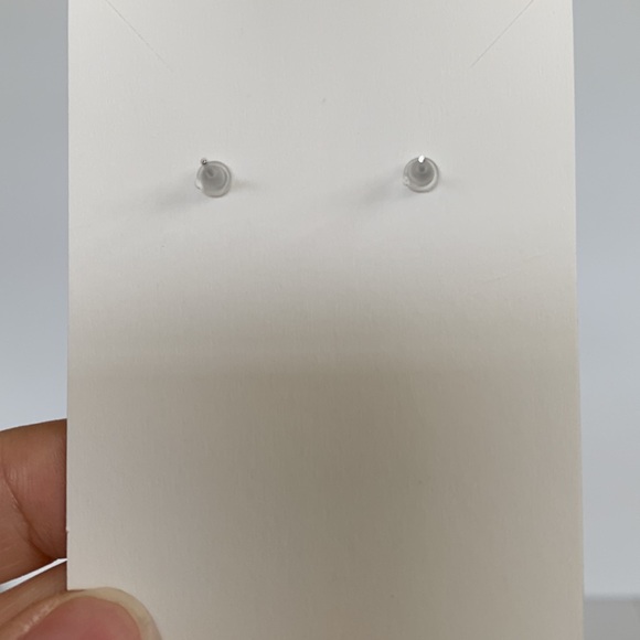 Rhinestone Butterfly Post Earrings - Picture 4 of 6